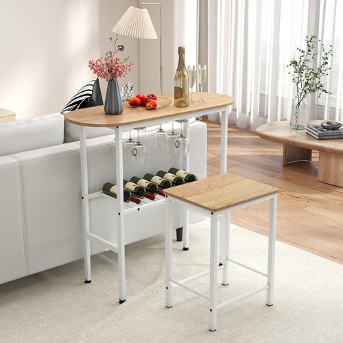 Bar table set with - table,