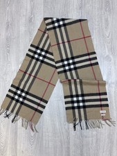 Burberry Check Cashmere Scarf