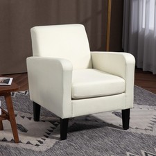 Linen Modern-Curved Armchair