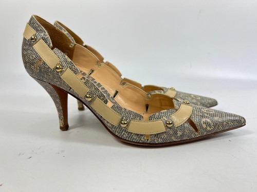 Sergio rossi heels snakeprint - heels,