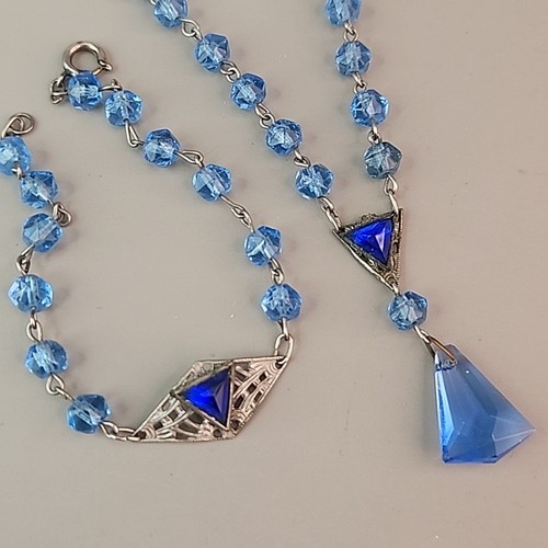 Vintage art deco necklace - art,