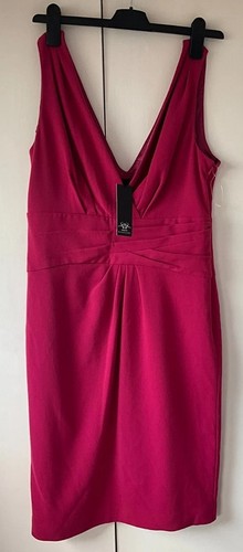 Dark pink sleeveless - sleeveless, dress