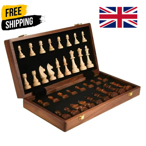 Large 39cm chess wooden - xl,