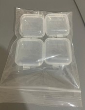 Mini Clear Plastic Boxes 4 X