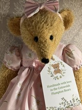 HAND MADE MOHAIR BEAR MADE IN