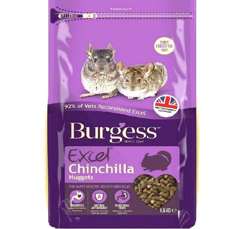 5kg excel chinchilla nuggets - excel,