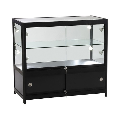 Aluminium glass display - glass,