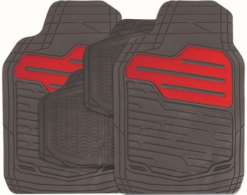 Red black rubber - rubber, floor