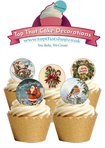 Cake toppers vintage style - toppers,