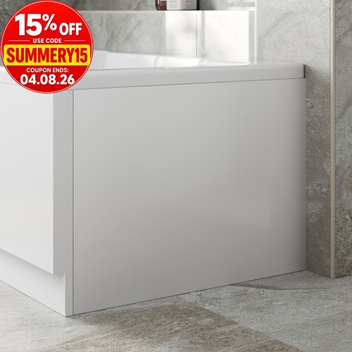 Essentials white acrylic bath - acrylic,