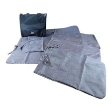 Samsonite Drawstring Storage Shoe, Dust or Laundry Bags Set Of 6 W/Case Gray M40