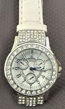Ladies white and bling - white,