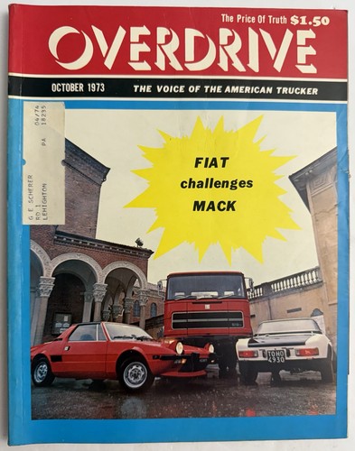 Oct 1973 overdrive - 1973, magazine