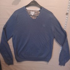 Aquascutum Golf Jumper Large Blue