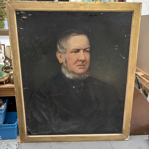 Antique 19thc victorian oil - antique,