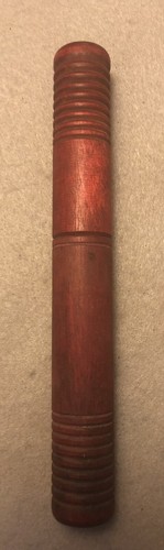 Vintage turned wooden single - turned,