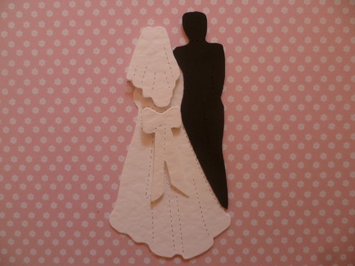 Beautiful bride and groom - 3d,