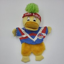 Edd The Duck Vintage Plush Olympic Team Mascot good condition