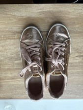 GUESS Ladies Gold Trainers