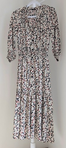 Zara black cream - black/cream/rust, floral