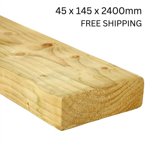 Treated c16 timber 6x2 - treated,