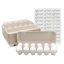 Cardboard egg cartons - egg, one