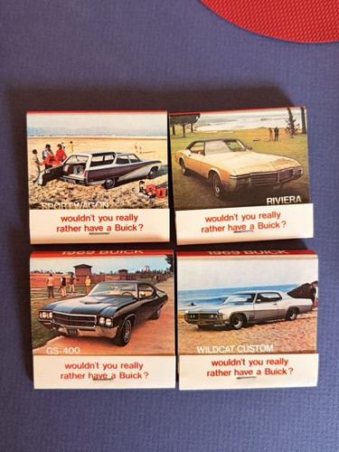 1969 buick matchbooks - buick,