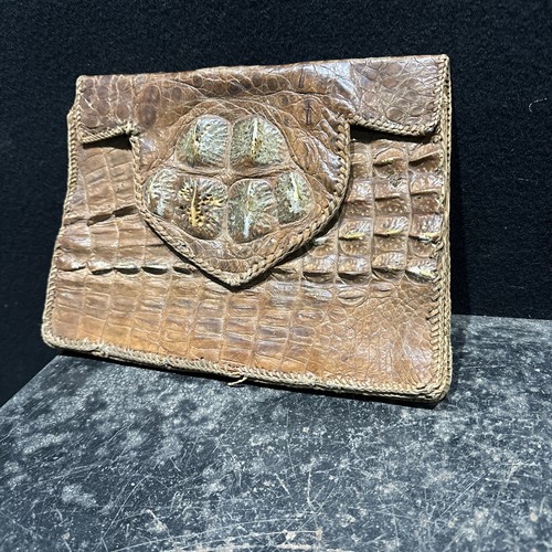 Vintage real alligator - real, or