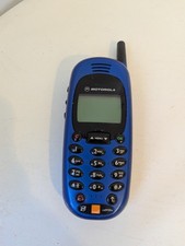 MOTOROLA cd930e Blue Vintage Mobile Phone - Over 20 years old