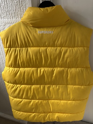 Superdry men yellow puffer - yellow,