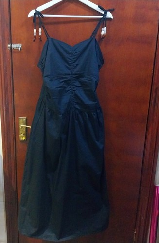 Black sleeveless maxi - black, dress