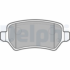 DELPHI LP1681 Brake Pad Set