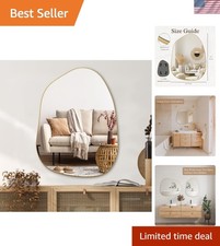 Irregular Wall Mirror Gold