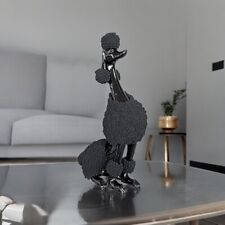 Black Pompom Poodle Dog