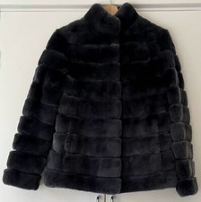 N.PEAL REX FUR RIBBED JACKET