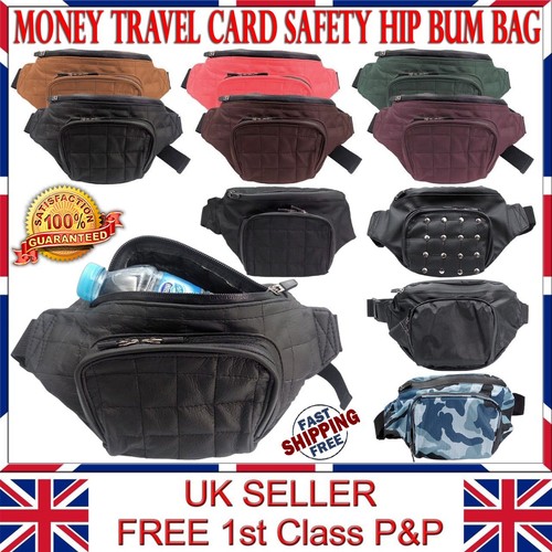 Leather bum bag - bum,