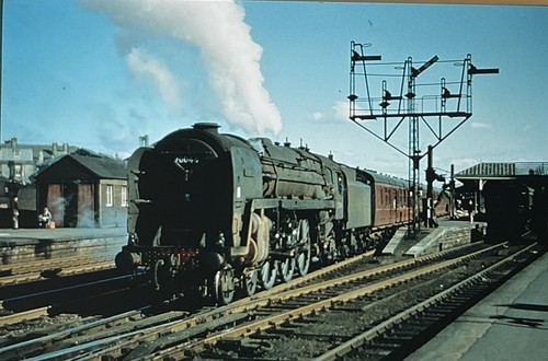 35mm slide steam loco - br,
