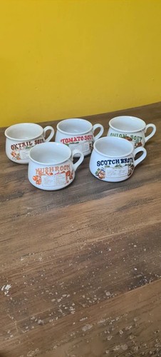Vintage white ceramic soup - vintage,