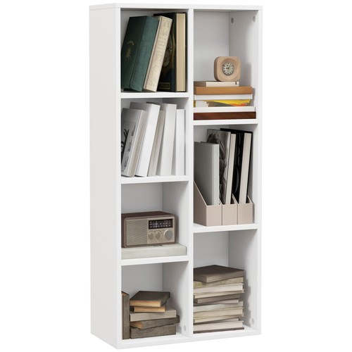 Homcom bookcase modern - bookcase,