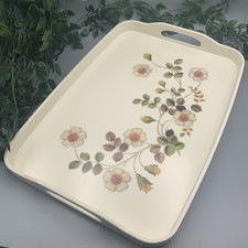 Vintage Marks & Spencer Melamine Large Tray With Handles Autumn Leaves Used VGC