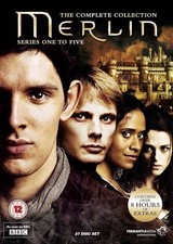 Merlin - Season 1-5 Complete BBC TV Series Collection 1 2 3 4 5 UK R2 DVD