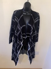 Black/white Waterfall Style Cardigan Size 6/8
