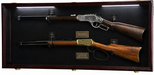 5in double rifle display - 44.5in,
