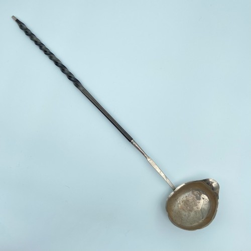 English georgian silver ladle - georgian,