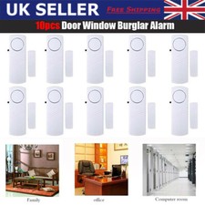 10x Magnetic Wireless Security Entry Window Door Burglar Alarm Device Sensor Kit