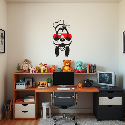 Goofy wall sticker vinyl - sticker, 3d