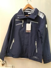 HKM CM Equestrian Fed. Sports Blue Women's Softshell Nylon Hooded Jacket NWT