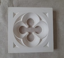 A set of 6 traditional gothic design door window frame architrave corner blocks