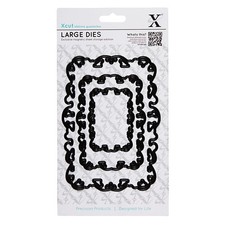 X cut 3 piece Ornate frame