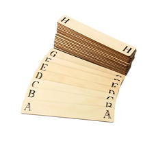 Wooden CD DVD Dividers A-Z